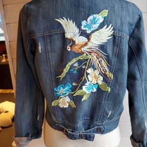 Wex Jean jacket embroidered